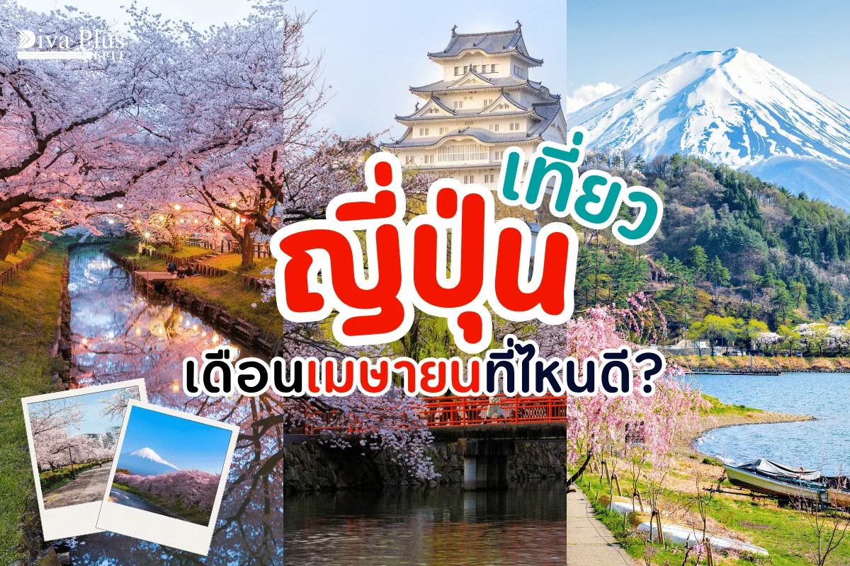 เที่ยวญี่ปุ่นเดือนเมษายนที่ไหนดี เยือนถิ่นซากุระฤดูใบไม้ผลิ
