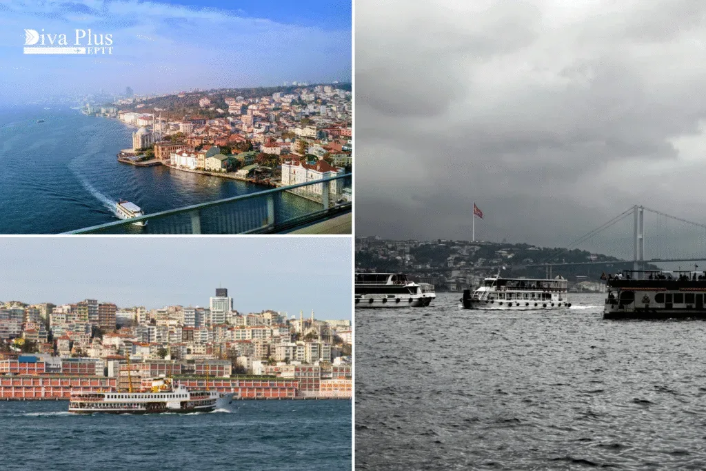 ล่องเรือในช่องแคบบอสฟอรัสที่อิสตันบูล (Bosphorus Strait)