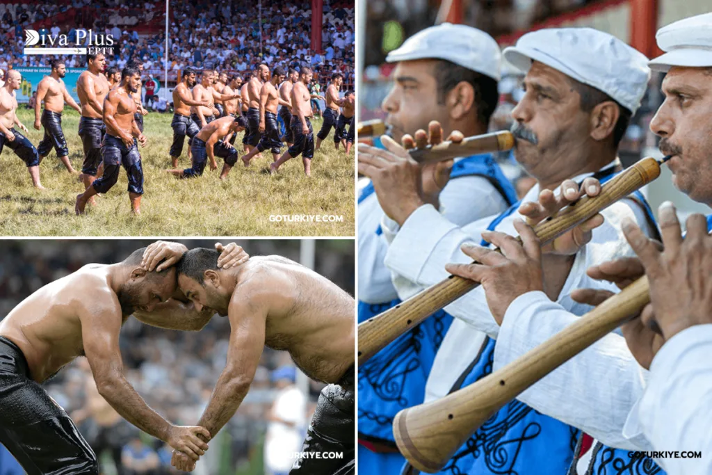 เทศกาลมวยปล้ำมันของคีร์กปีนาร์ (Kırkpınar Oil Wrestling Festival)