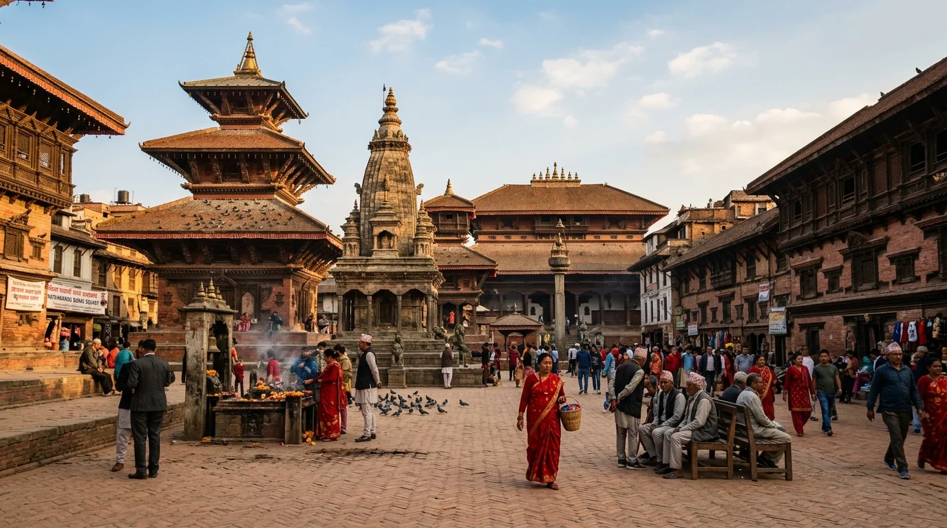 สถาปัตยกรรมเนวารีในจัตุรัสดูร์บาร์