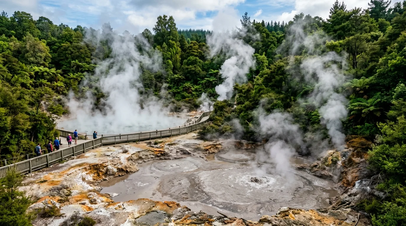 ภูมิทัศน์โรโตรัว นิวซีแลนด์
