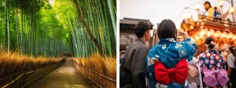 ป่าไผ่อาราชิยามะ (Arashiyama Bamboo Grove), เทศกาลกิออน (Gion Matsuri)