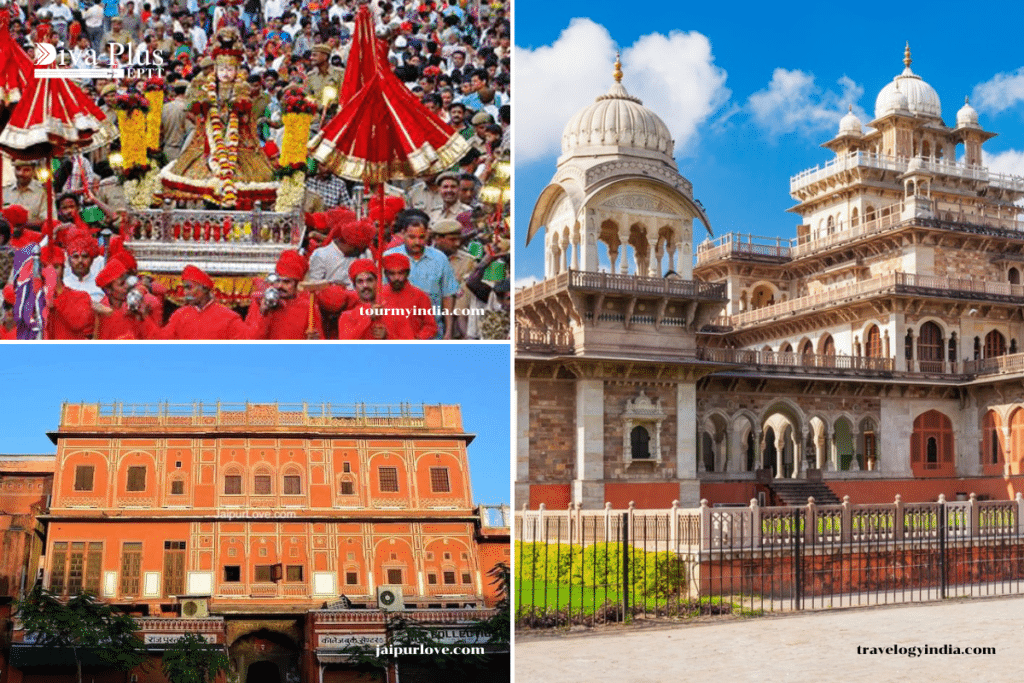 เทศกาลคงคาอูร์ (Gangaur Festival), พิพิธภัณฑ์ Albert Hall, ไนท์บาซาร์ที่ Chaura Rasta