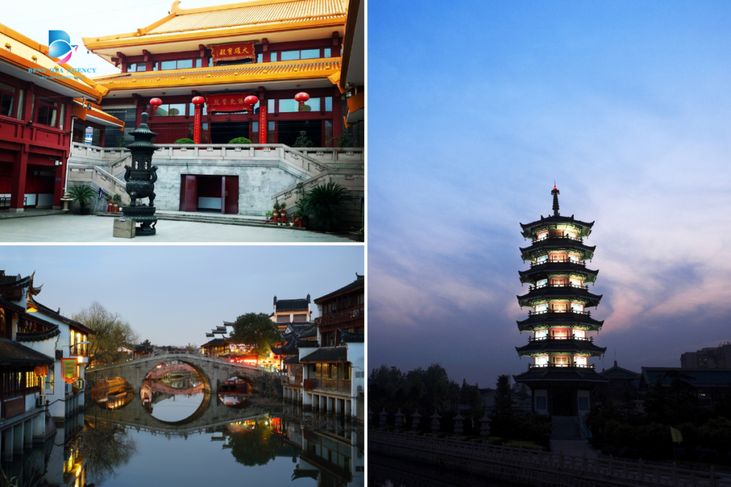 เมืองโบราณฉีเป่า (Qibao Ancient Town)