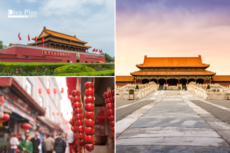 จัตุรัสเทียนอันเหมิน (Tiananmen Square), พระราชวังต้องห้าม (Forbidden City), ถนนหวังฝูจิ่ง (Wangfujing Street)