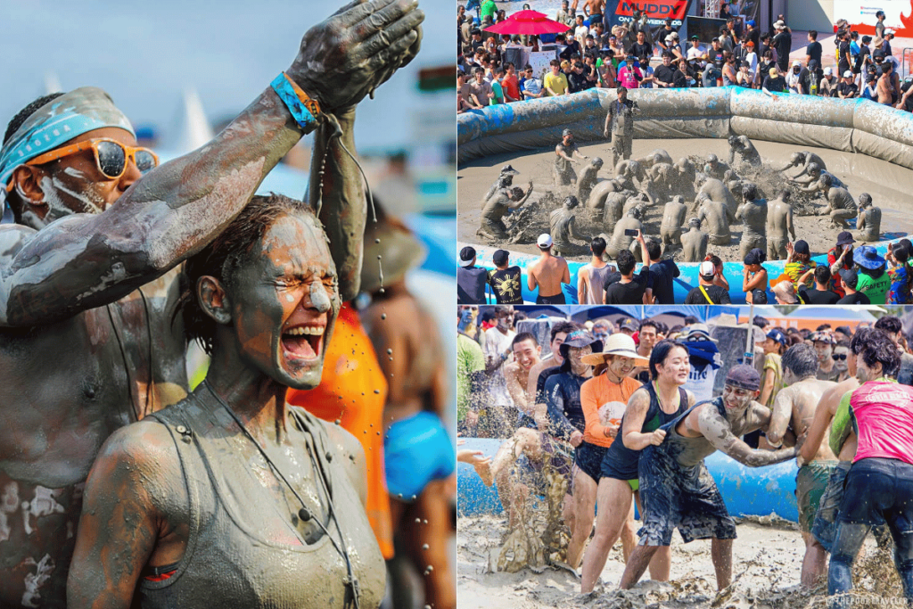เทศกาลโคลนโบริยอง (Boryeong Mud Festival)