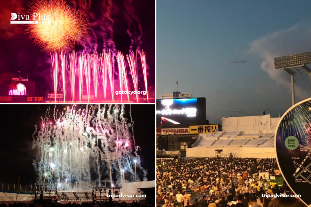 เทศกาลดอกไม้ไฟจิงกูไกเอ็น (Jingu Gaien Fireworks Festival)