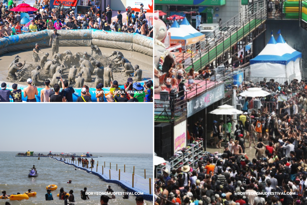 เทศกาลโคลนโพเรียง (Boryeong Mud Festival)
