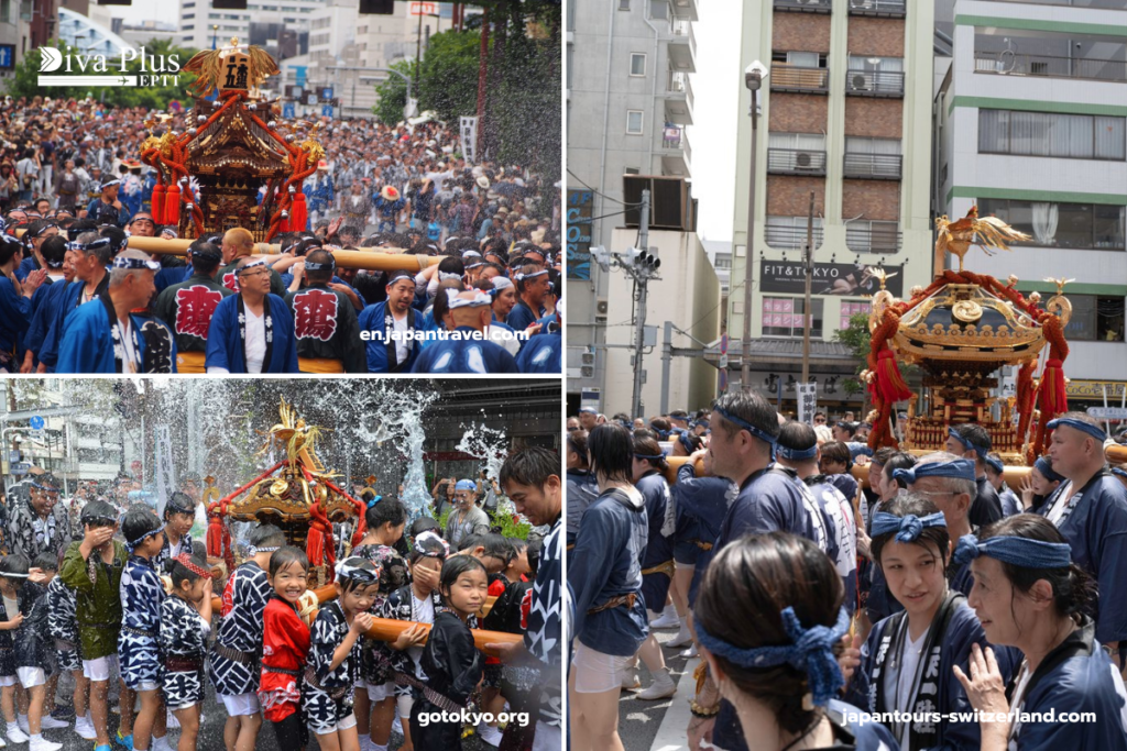เทศกาลฟุคากาวะ ฮาจิมัง (Fukagawa Hachiman Festival - Tomioka Hachimangu Shrine Festival)