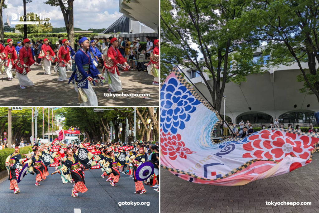 เทศกาลซูเปอร์โยซาโค่ย (Harajuku Omotesando Genki Matsuri Super Yosakoi)
