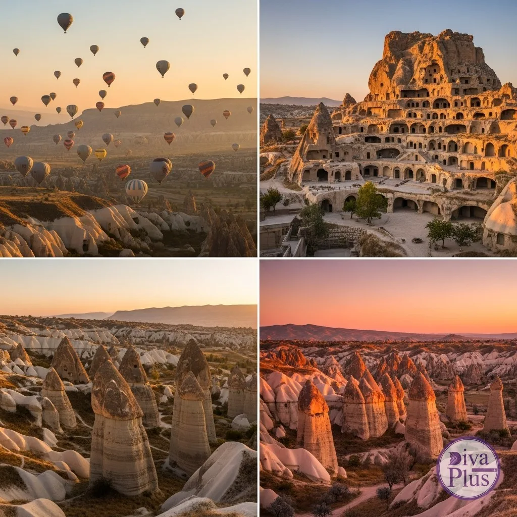 คัปปาโดเกีย บอลลูน เสาหินนางฟ้า เมืองใต้ดิน
