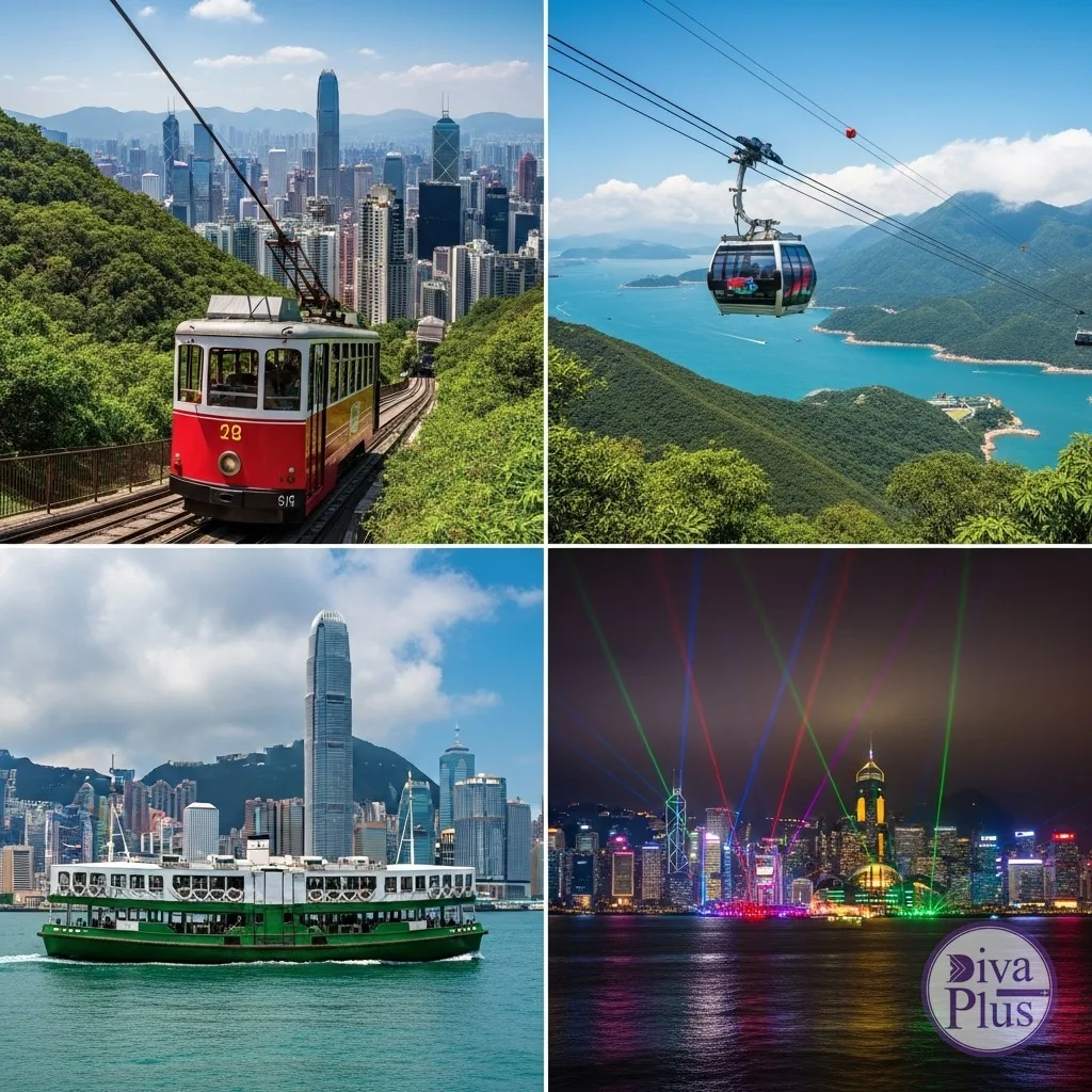 ไฮไลท์ฮ่องกง Victoria Peak กระเช้า Ngong Ping Star Ferry Symphony of Lights