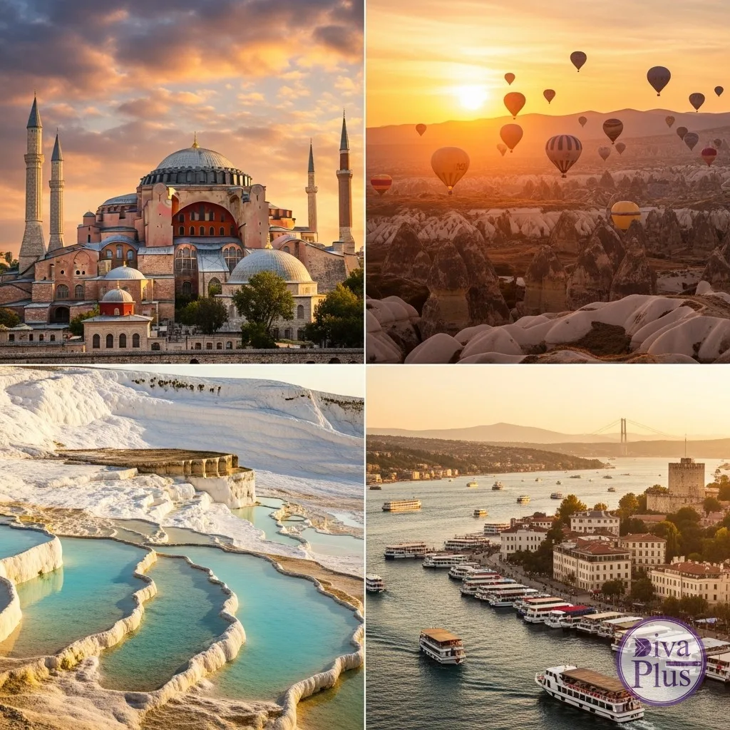 ไฮไลท์ทัวร์ตุรกี 8 วัน อิสตันบูล คัปปาโดเกีย ปามุคคาเล