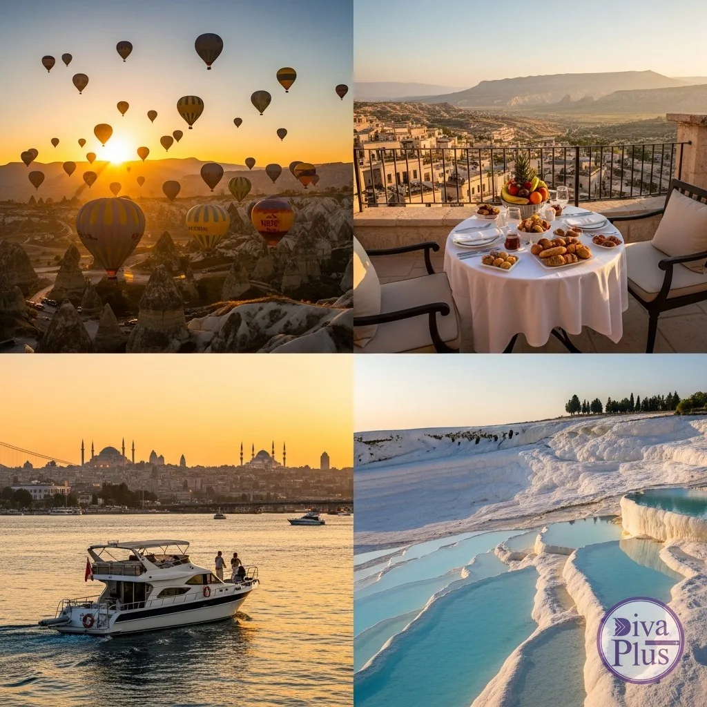 ประสบการณ์โรแมนติกในตุรกี Cave Hotel บอลลูน ล่องเรือ แช่น้ำแร่