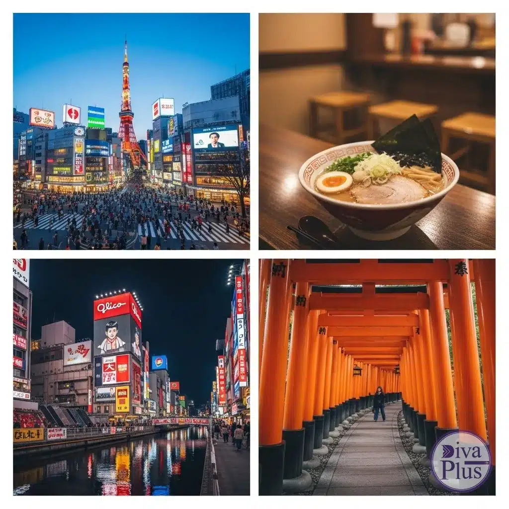 ไฮไลท์เที่ยวญี่ปุ่นแบบสั้น โตเกียวและโอซาก้า