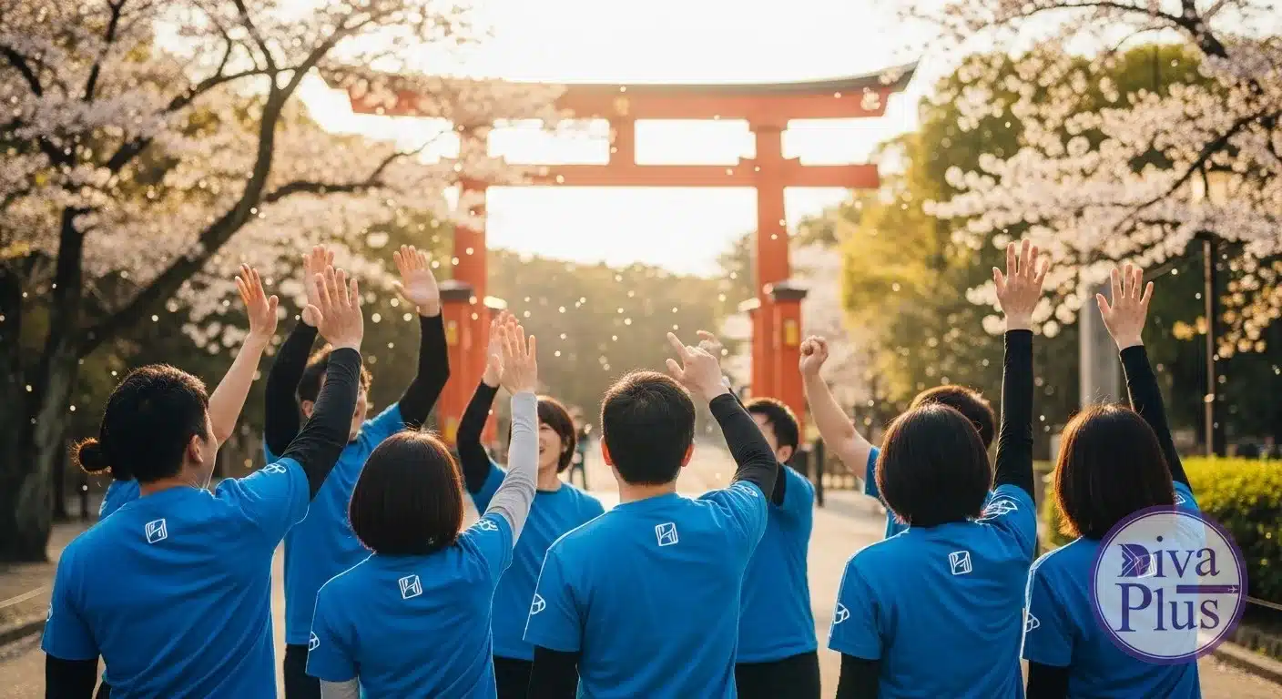 ทีมงานทำกิจกรรม Team Building ในญี่ปุ่น